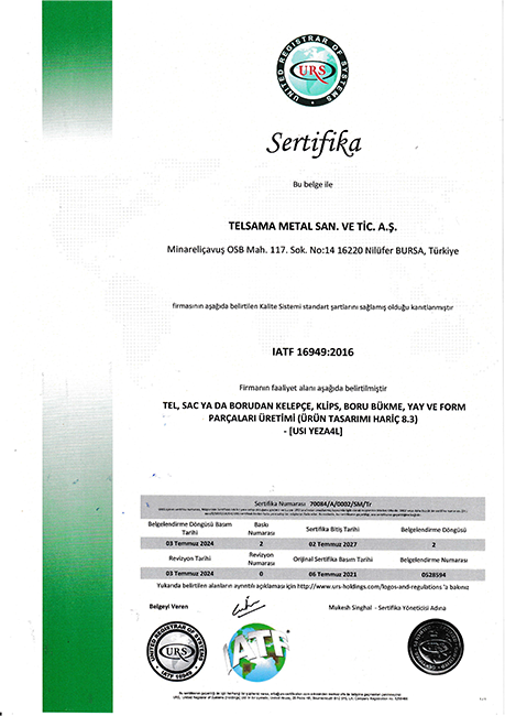 IATF16949_Telsama_TR